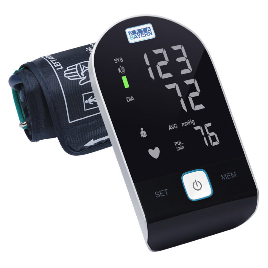 Upper arm blood pressure monitor